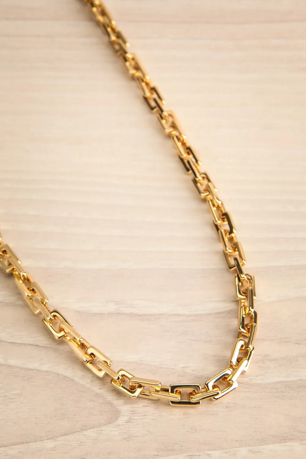 Pegeia Gold | Cable Chain Necklace