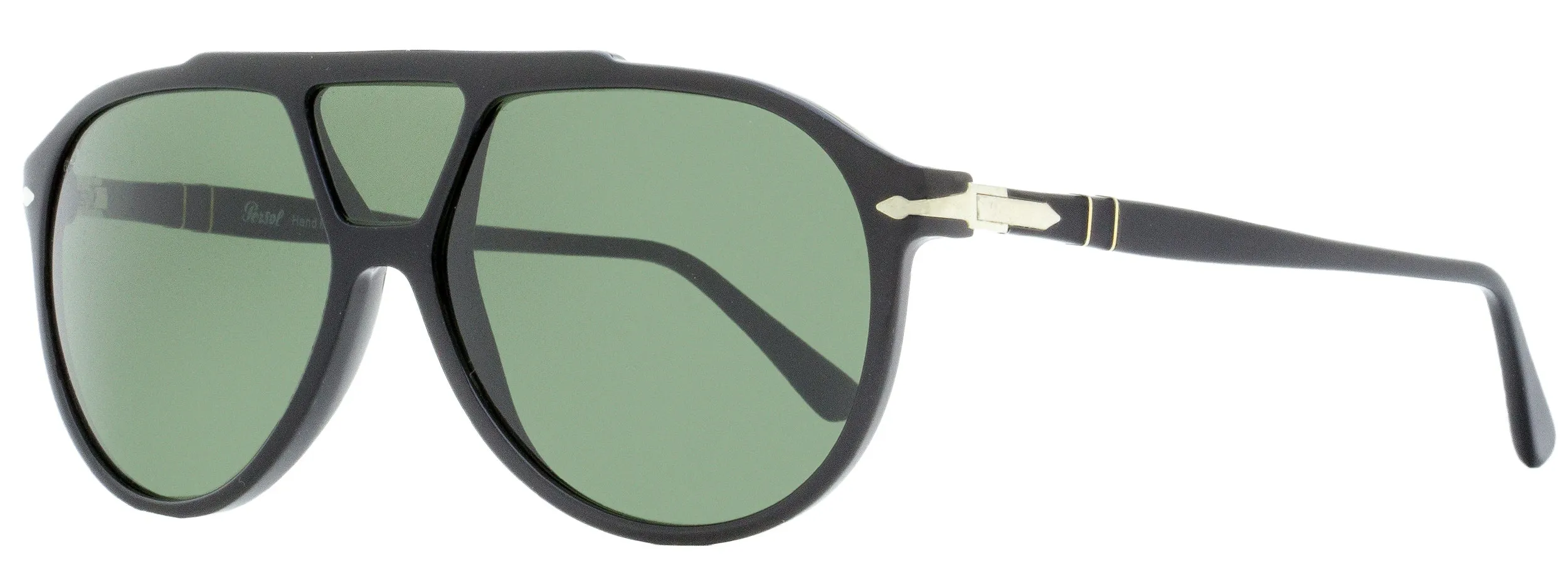 Persol Men's Pilot Sunglasses PO3217S 95/31 Black 59mm