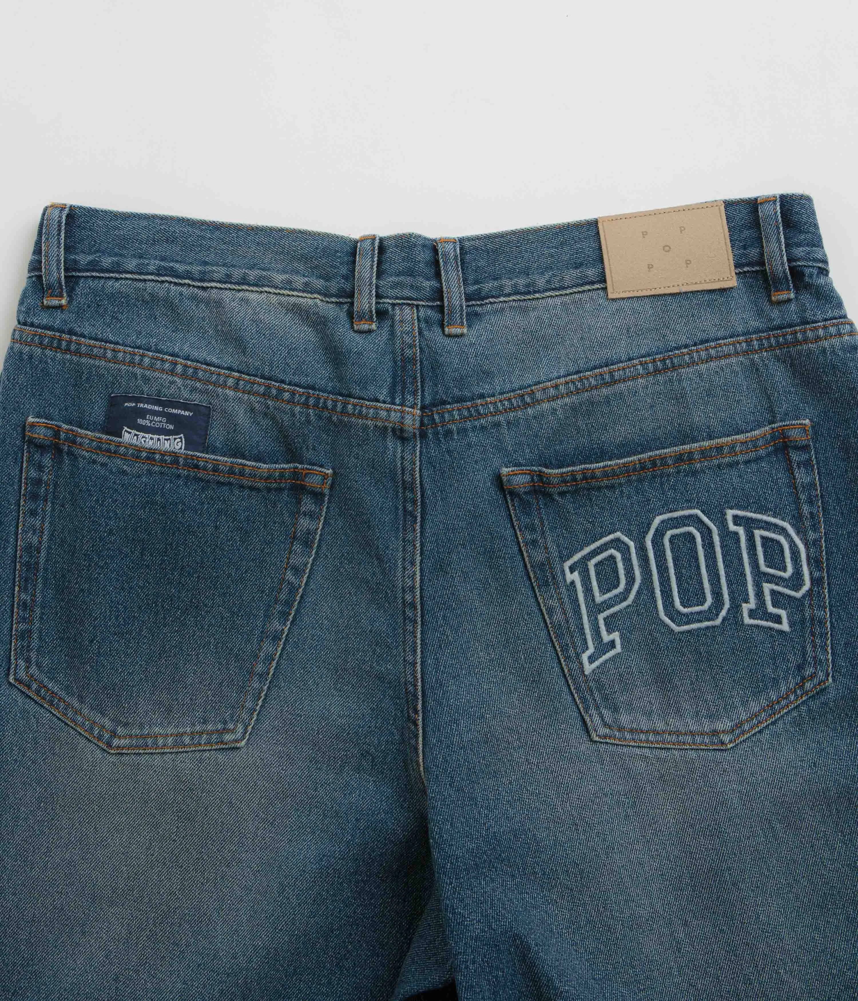 Pop Trading Company DRS Pants - Washed Denim