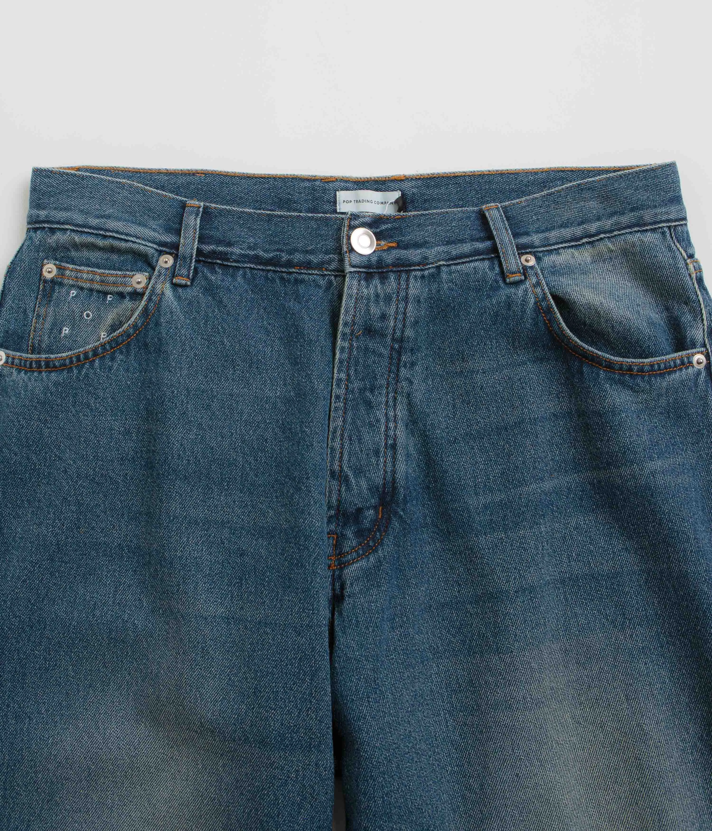 Pop Trading Company DRS Pants - Washed Denim