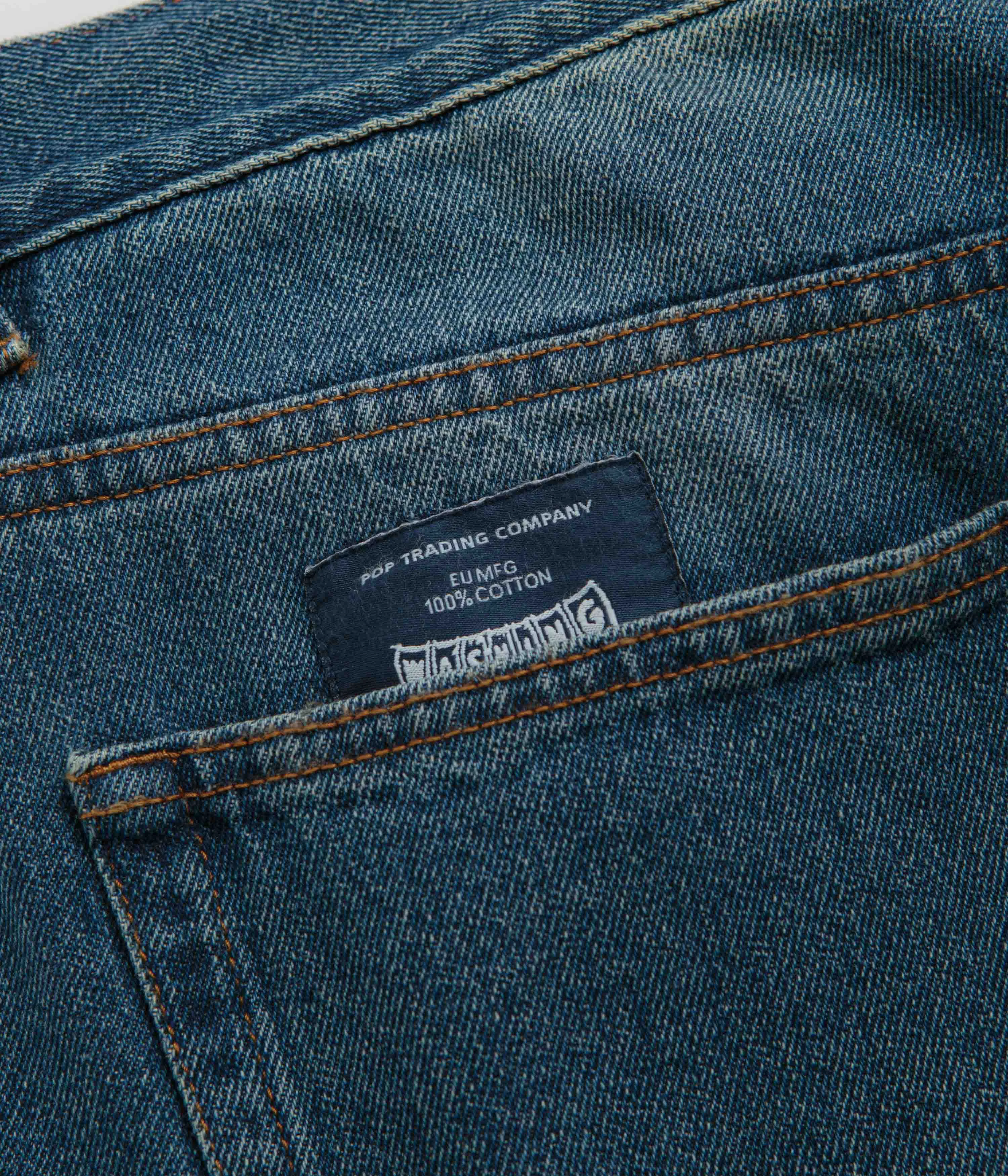 Pop Trading Company DRS Pants - Washed Denim