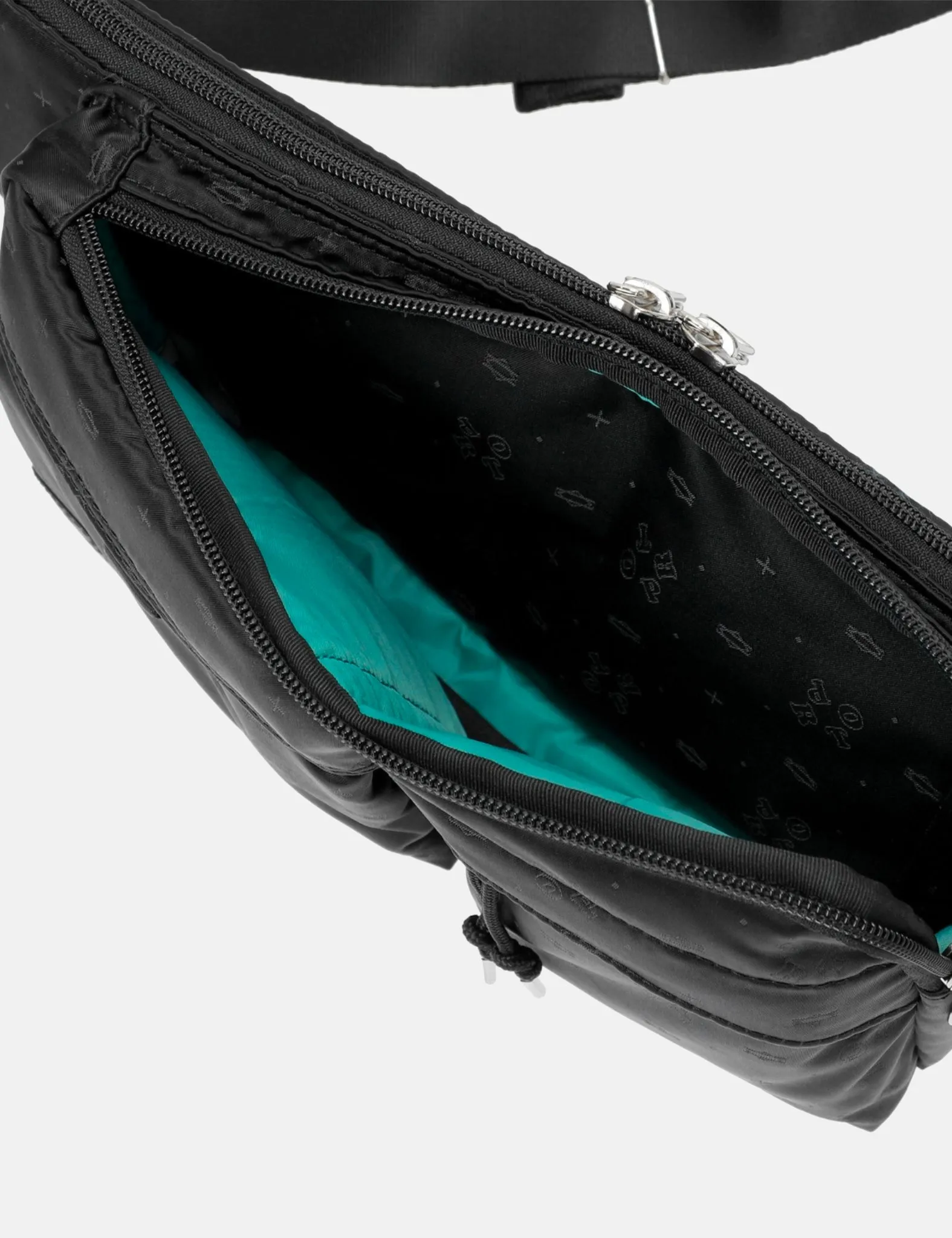 Porter Yoshida & Co Monogram Waist Bag - Black