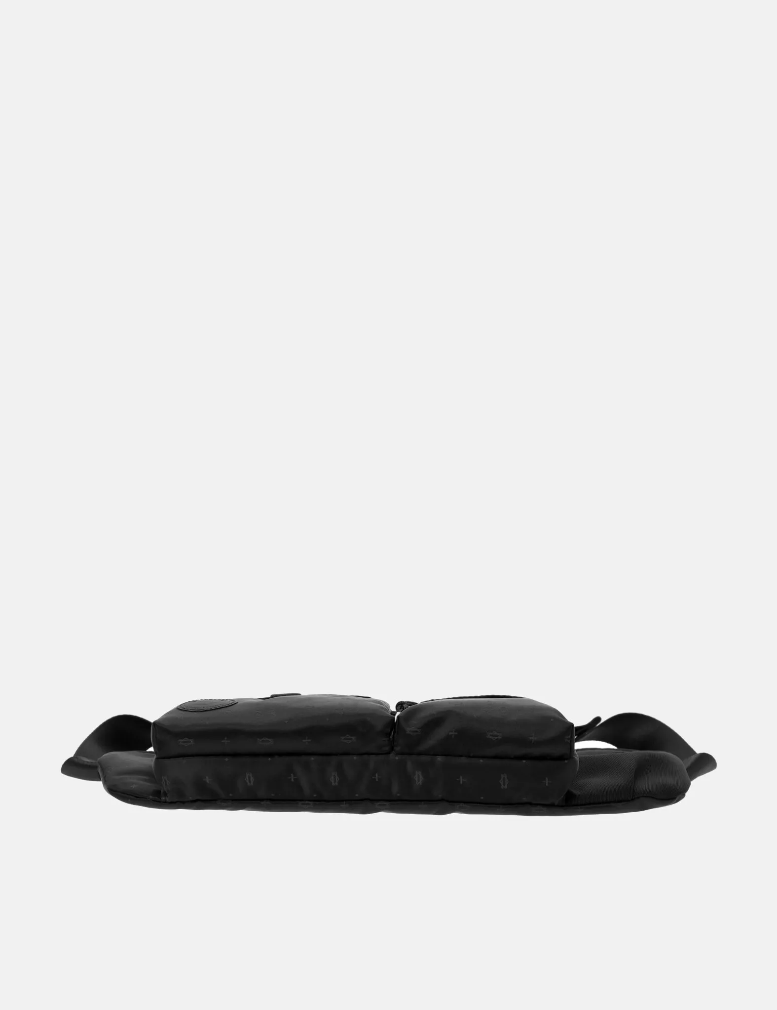 Porter Yoshida & Co Monogram Waist Bag - Black
