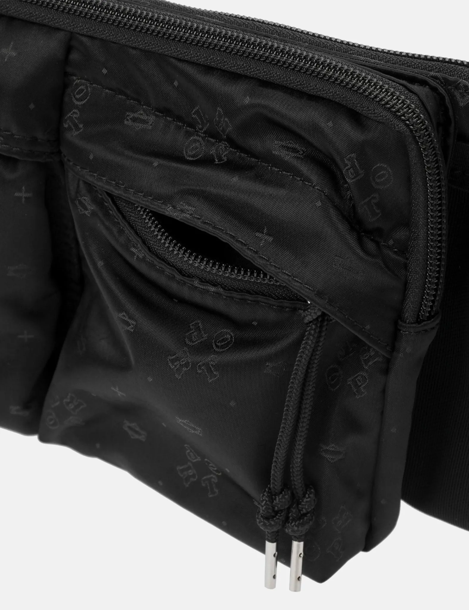 Porter Yoshida & Co Monogram Waist Bag - Black
