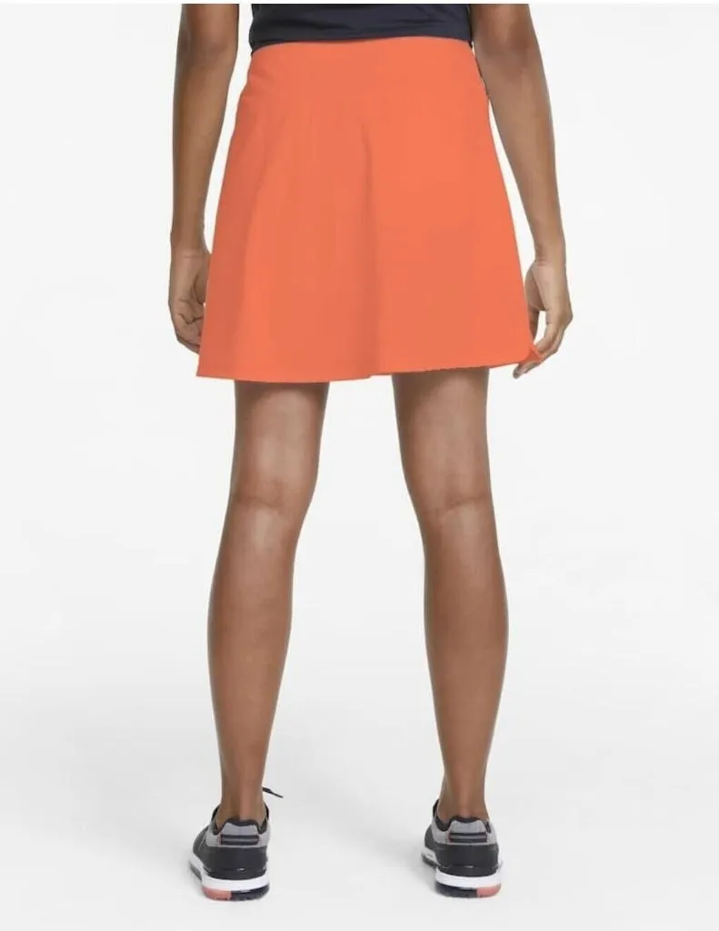 Puma Orange Women's PWRSHAPE Golf Skort Size L MSP$65