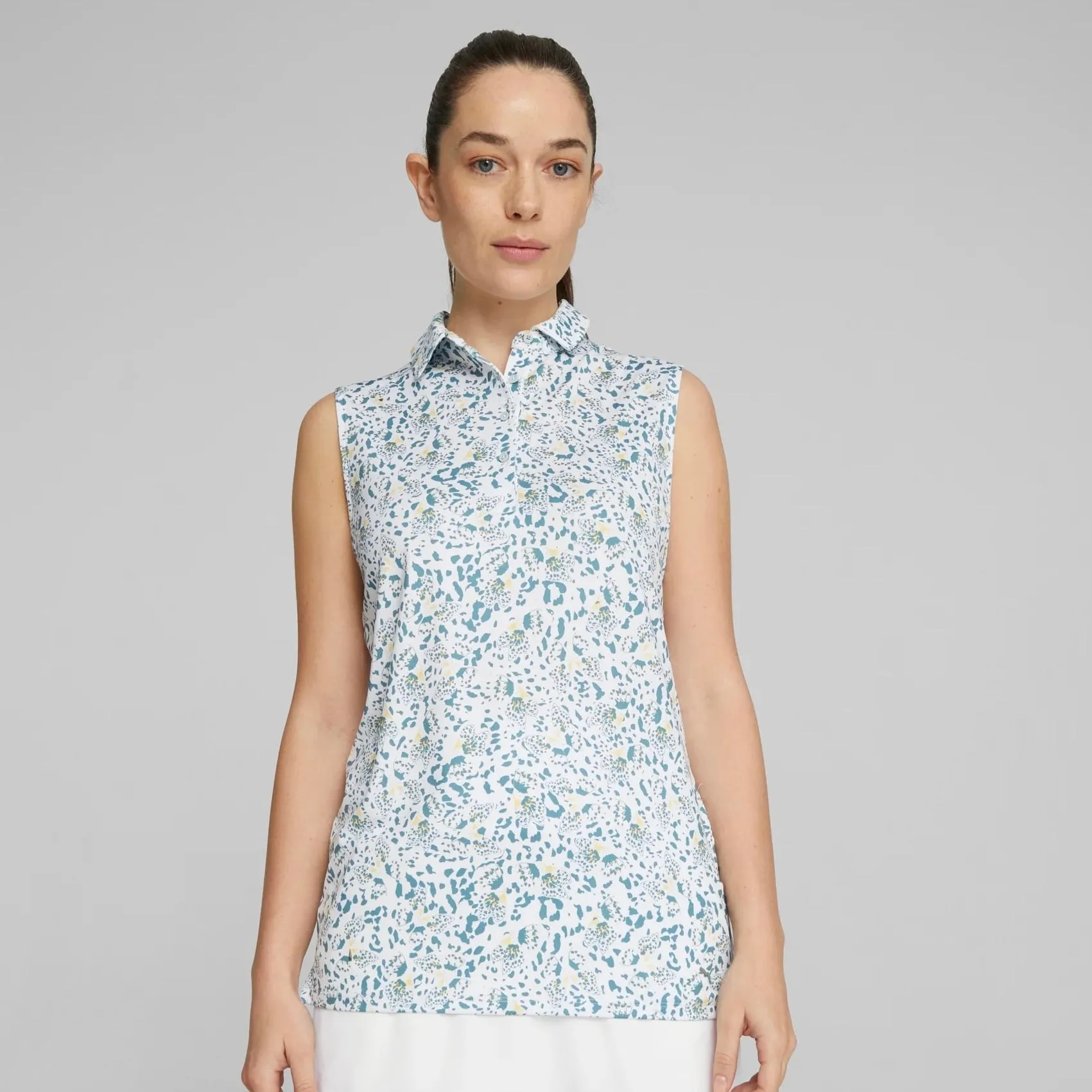 Puma Women's MATTR Mariposa Sleeveless Golf Polo Size XL MSP$60