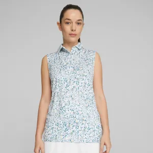 Puma Women's MATTR Mariposa Sleeveless Golf Polo Size XL MSP$60