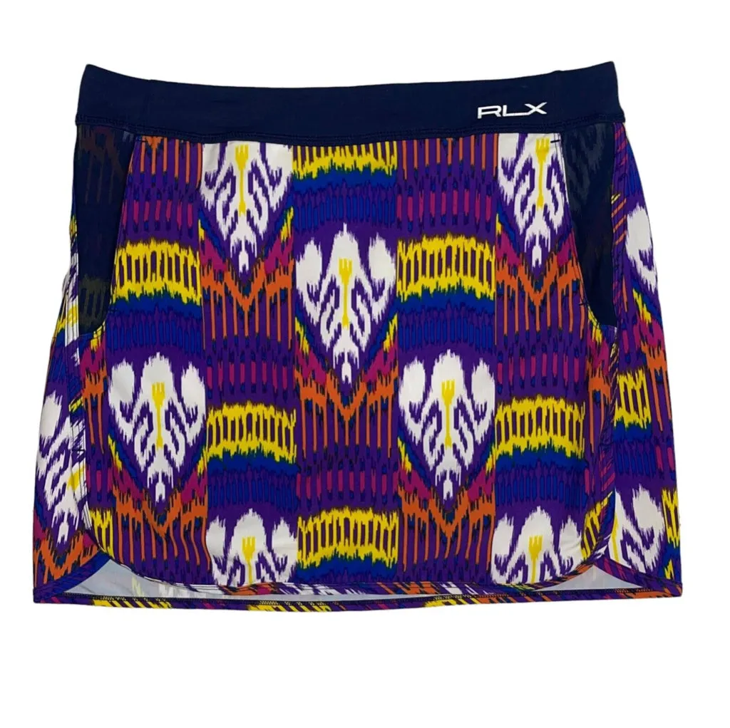 Ralph Lauren RLX Aztec Print Skort Size S. MSP$148