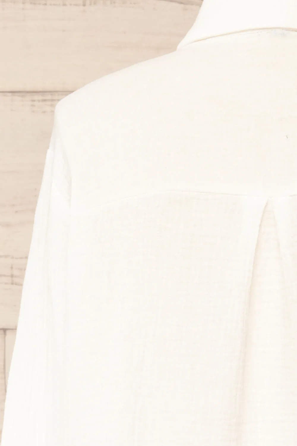 Remington White |  Long Translucent Shirt