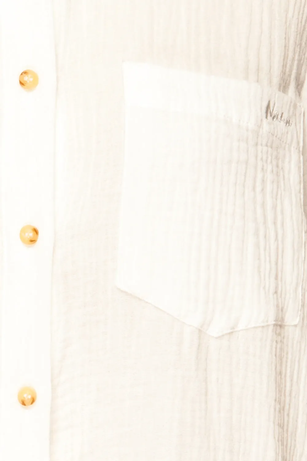 Remington White |  Long Translucent Shirt