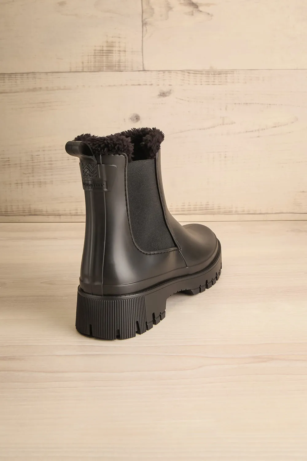 Renie | Black Faux-Fur Lined Winter Boots