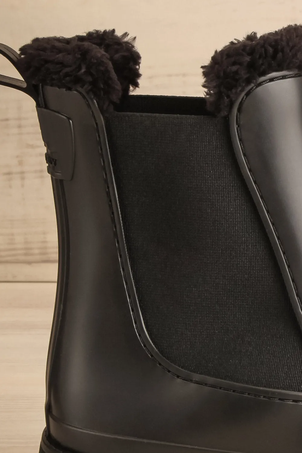 Renie | Black Faux-Fur Lined Winter Boots