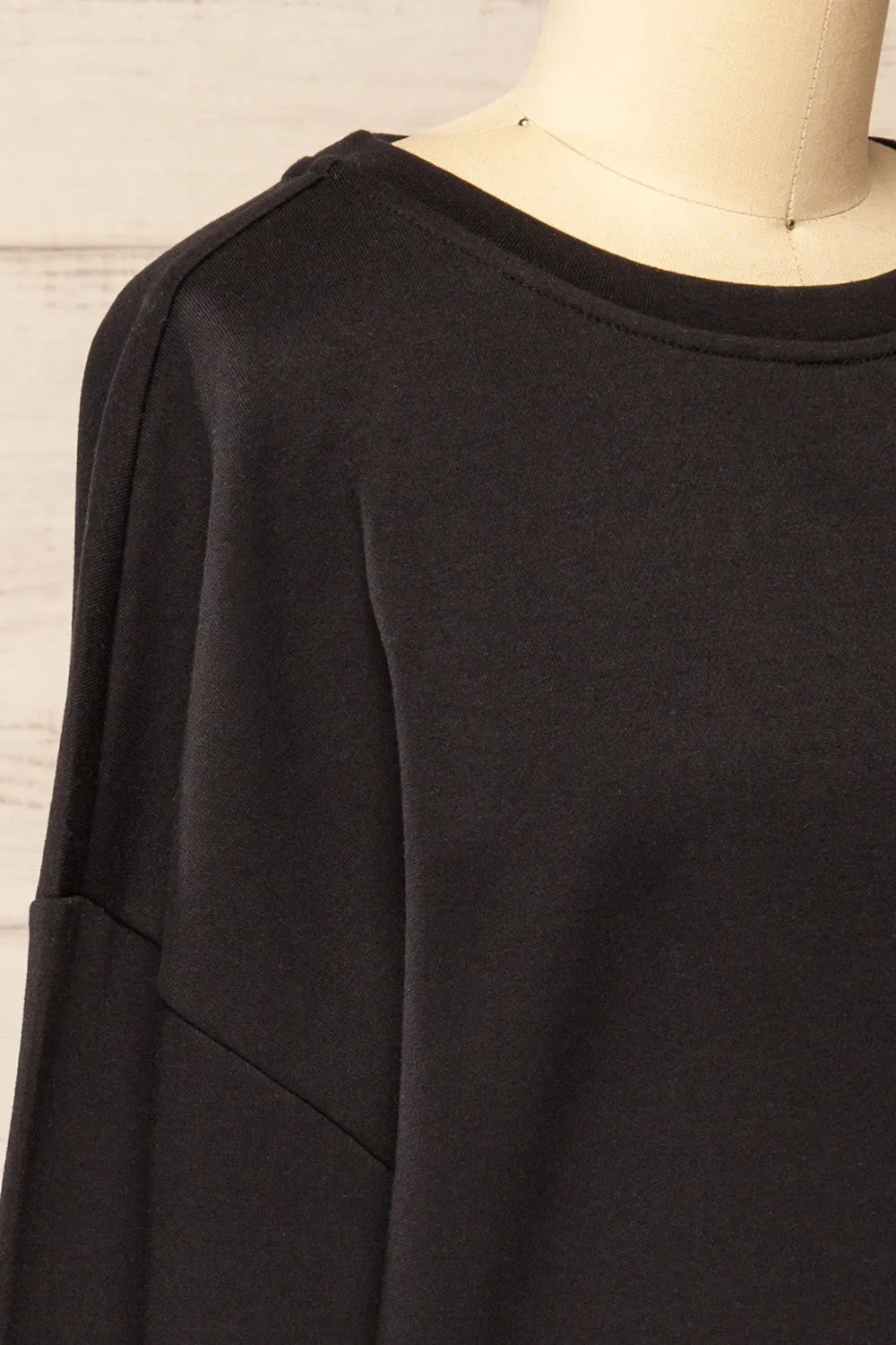 Rikuzen Black | Oversized Sweater