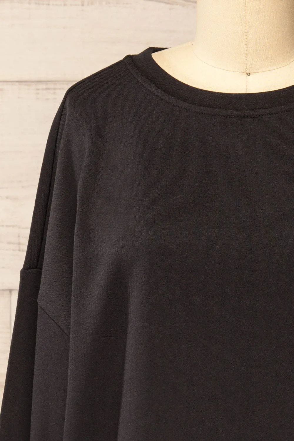 Rikuzen Black | Oversized Sweater