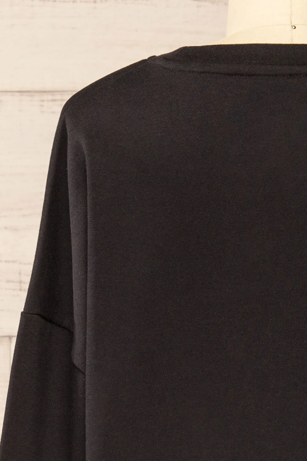 Rikuzen Black | Oversized Sweater