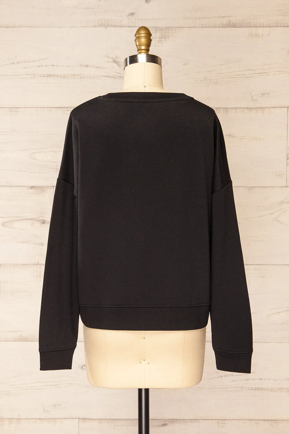 Rikuzen Black | Oversized Sweater