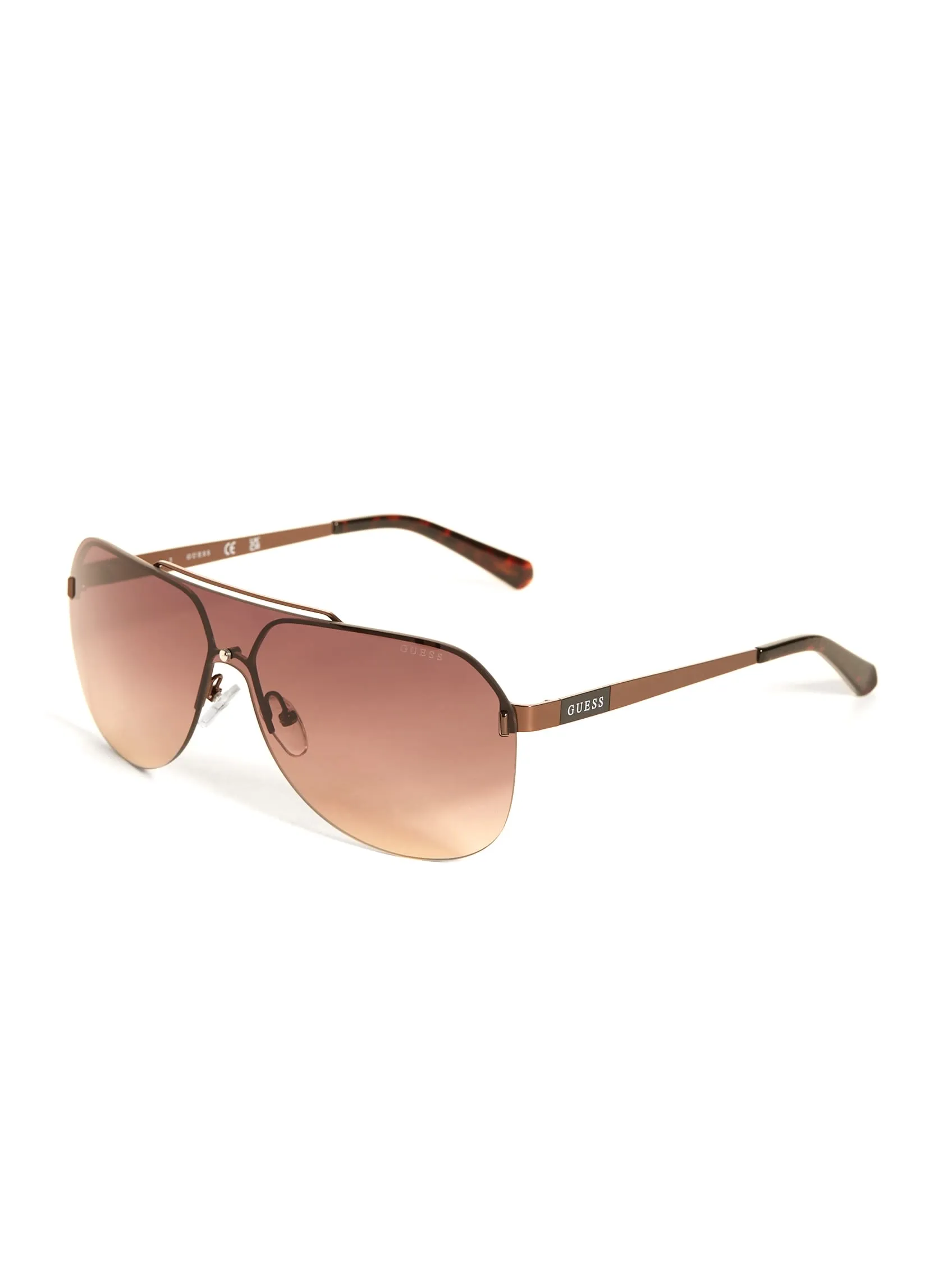 Rimless Shield Sunglasses