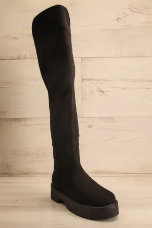 Rockstar Black | Knee-High Boots