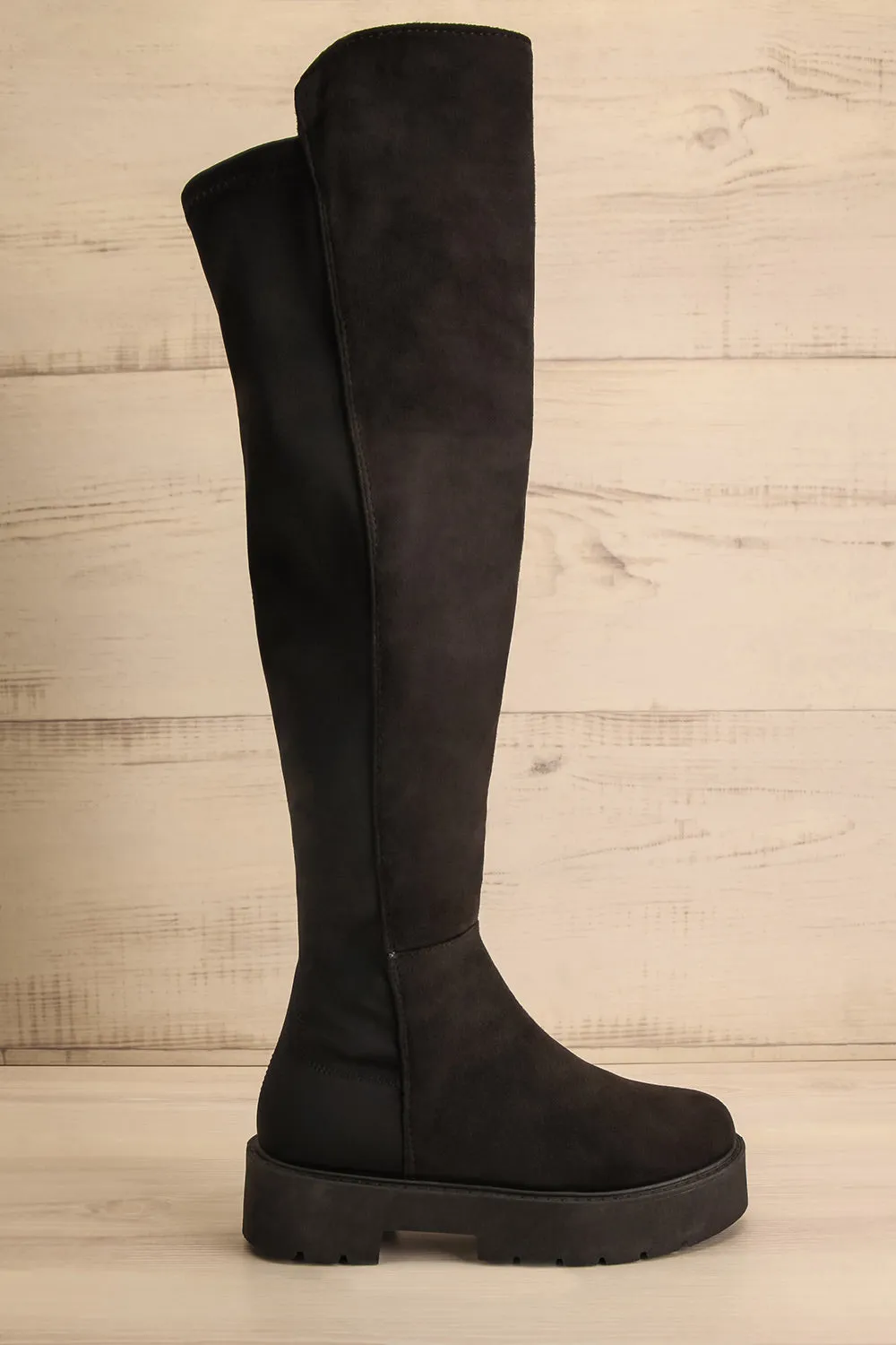 Rockstar Black | Knee-High Boots