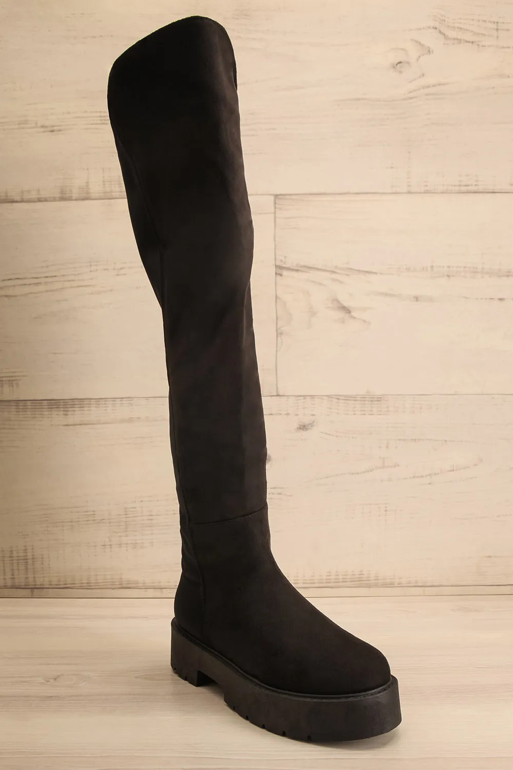 Rockstar Black | Knee-High Boots