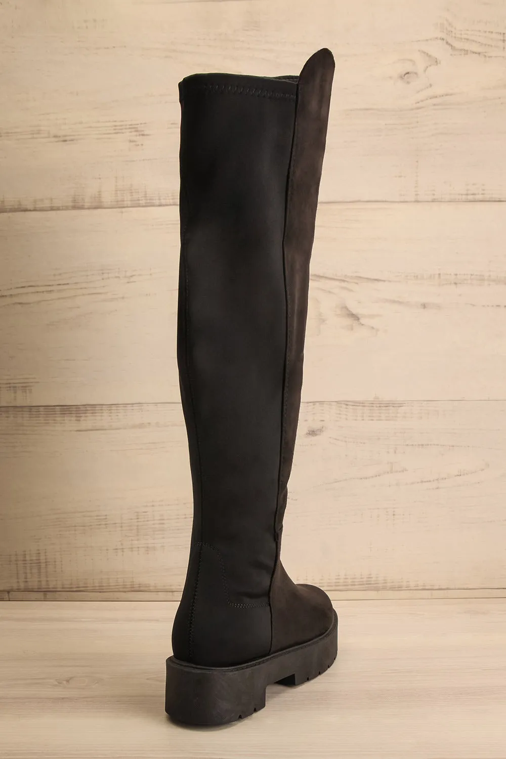 Rockstar Black | Knee-High Boots