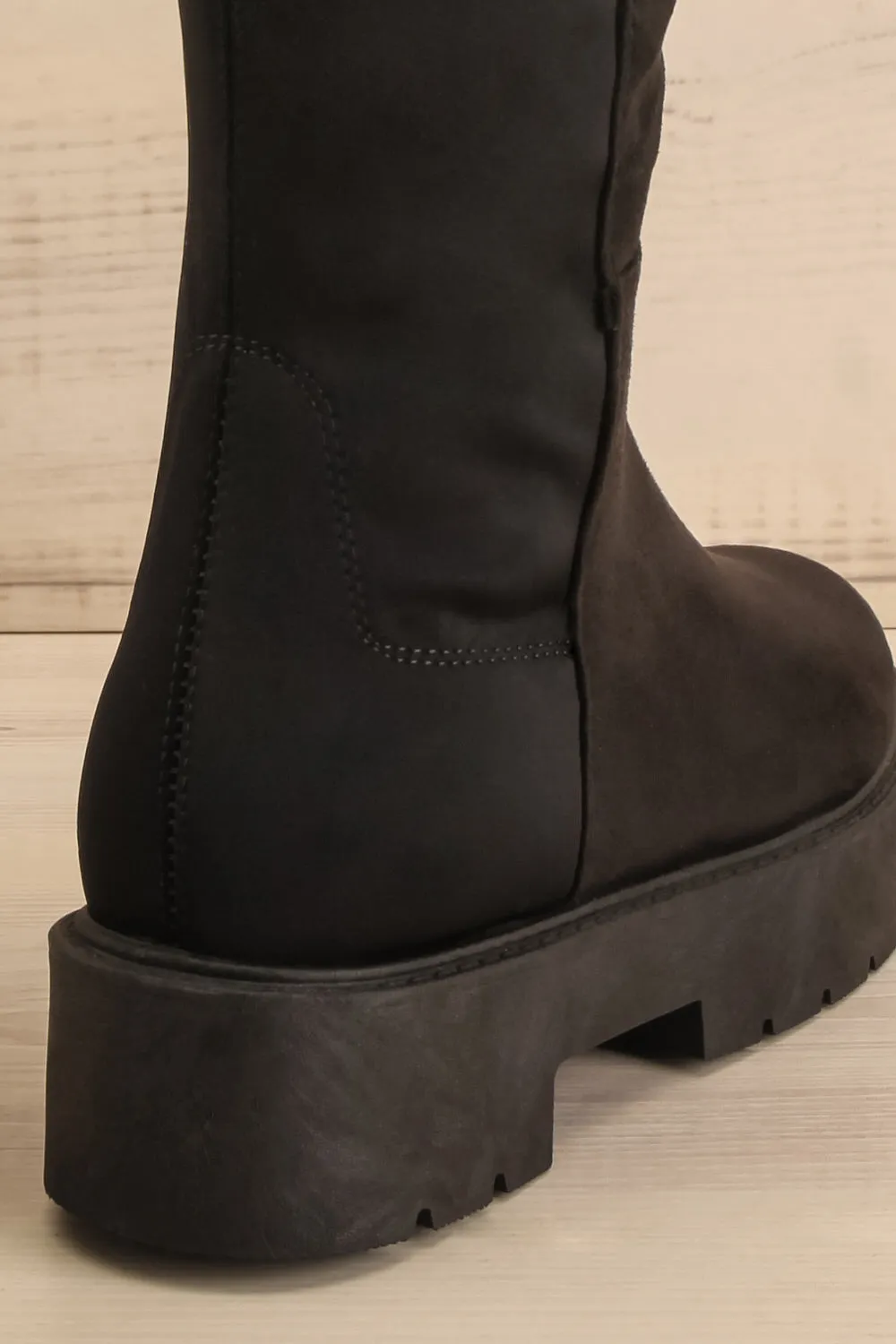 Rockstar Black | Knee-High Boots