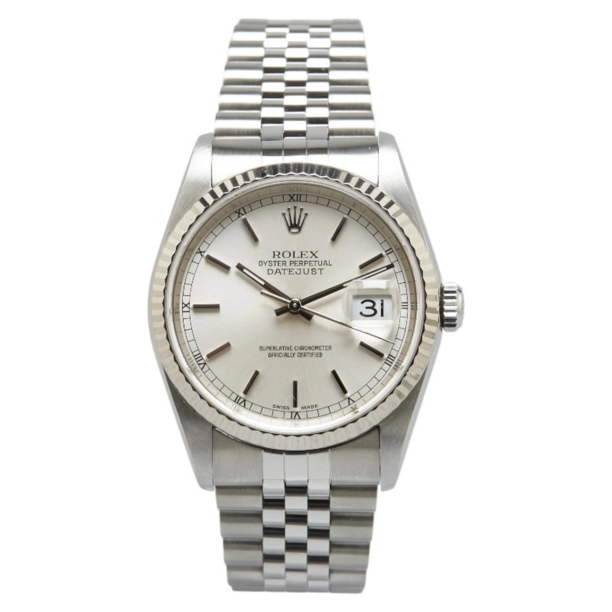 Rolex Stainless Steel gold Wristwatch (Pre-Owned)