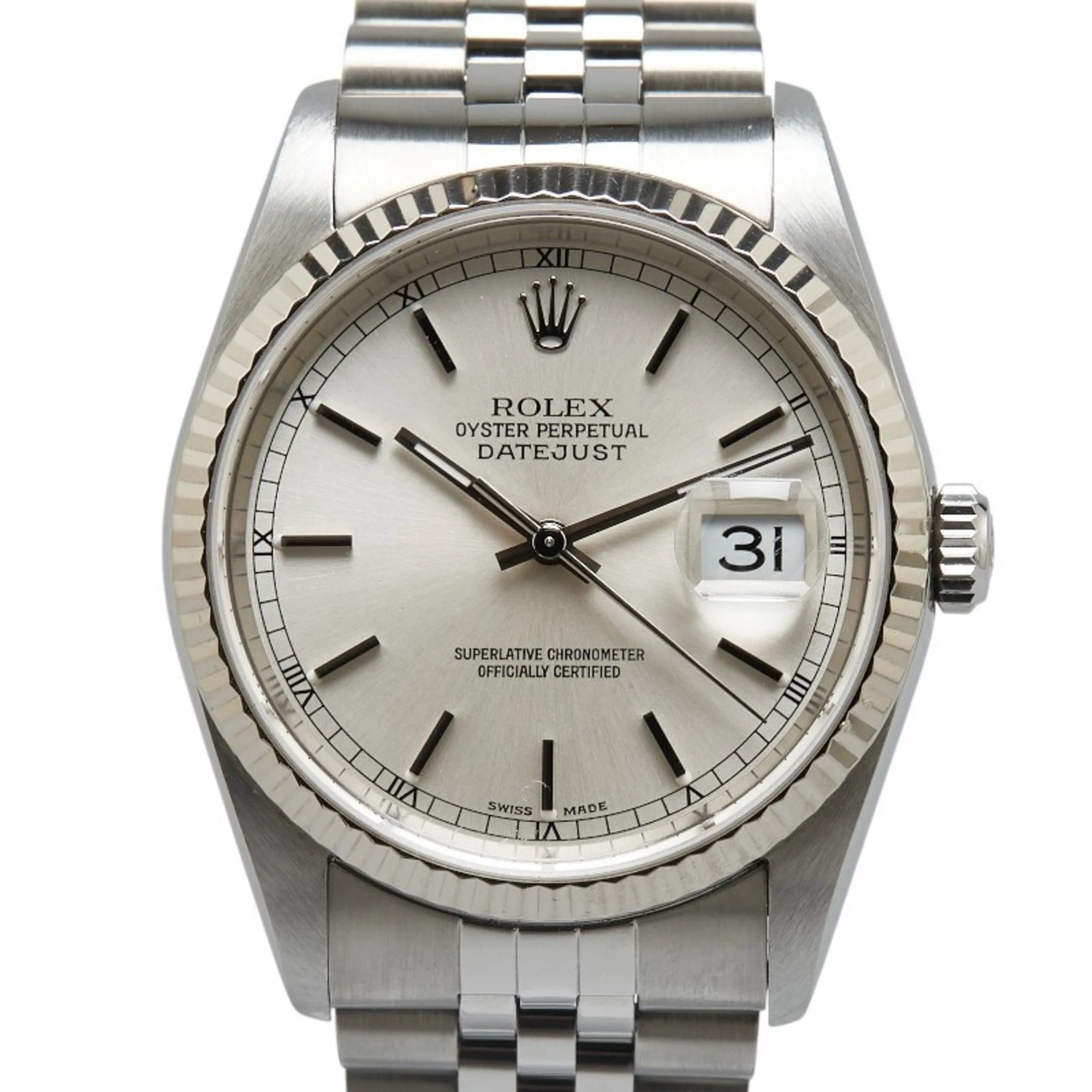Rolex Stainless Steel gold Wristwatch (Pre-Owned)