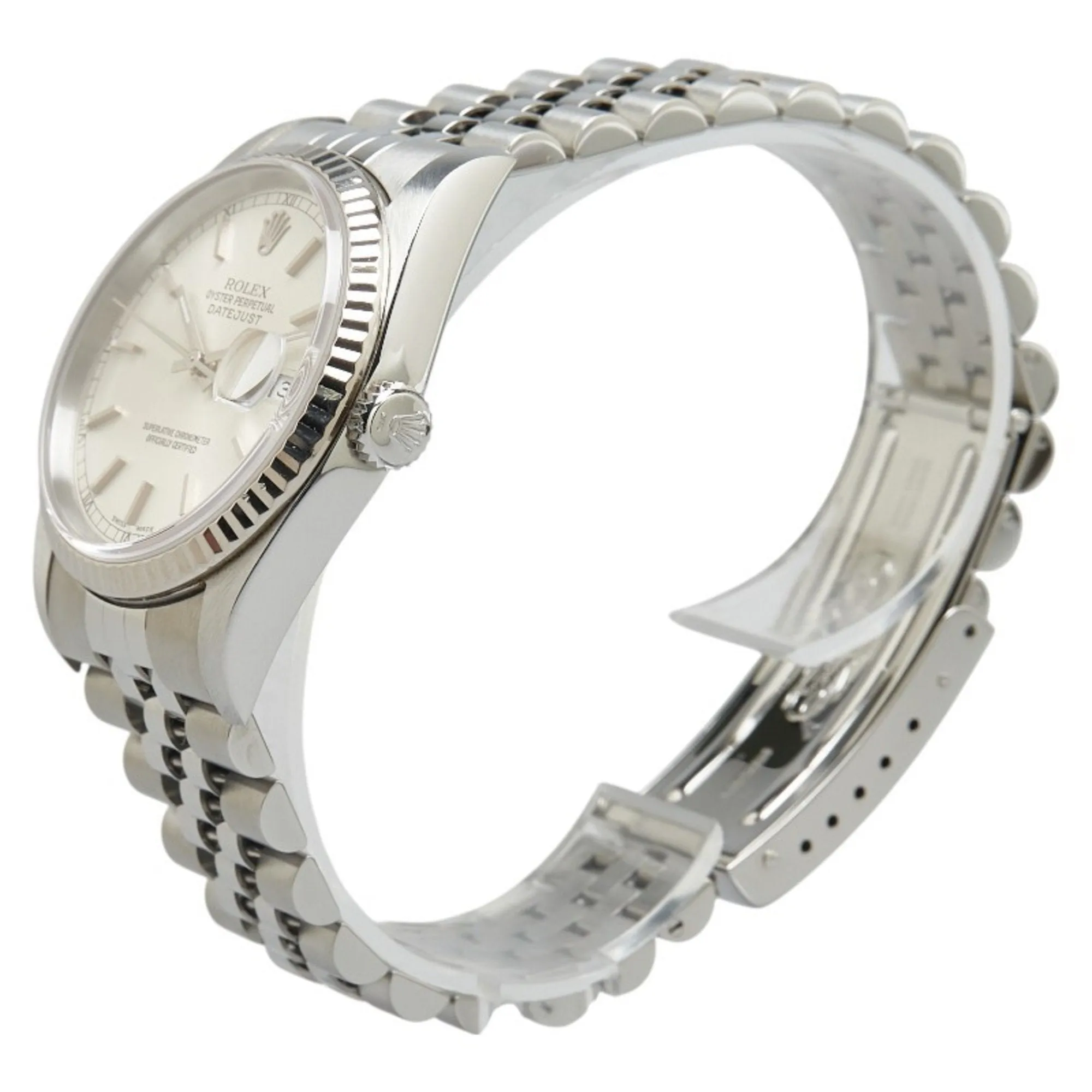 Rolex Stainless Steel gold Wristwatch (Pre-Owned)