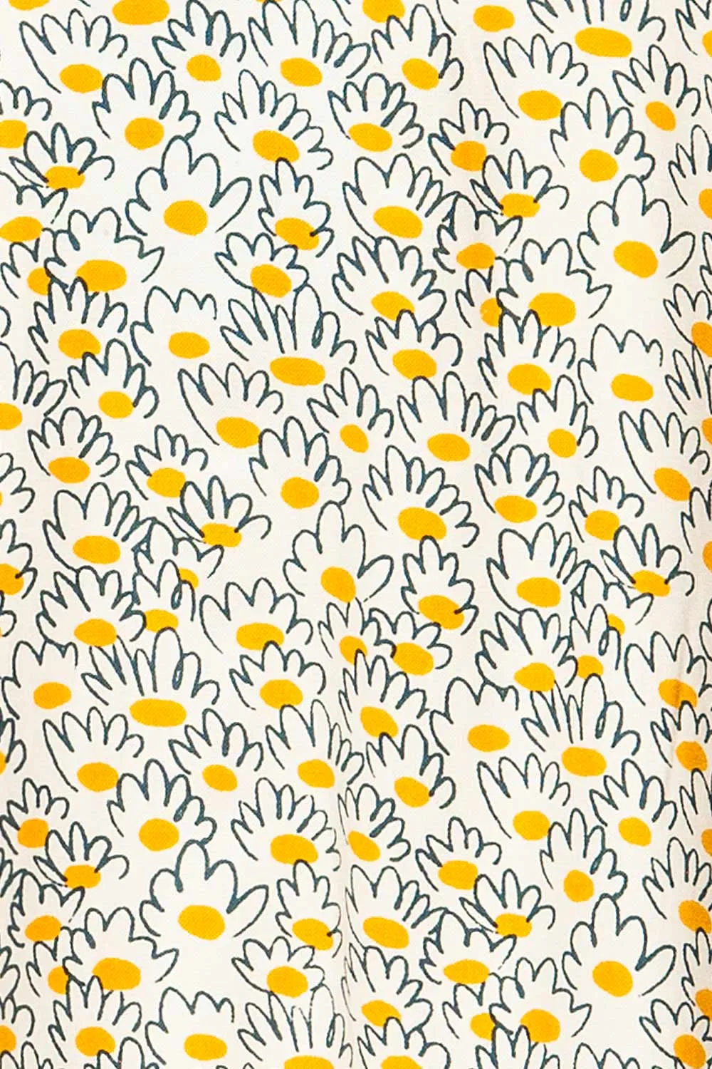 Rudyard | Daisies Printed Button-Up Shirt