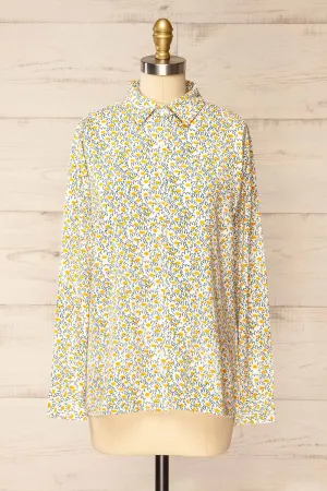 Rudyard | Daisies Printed Button-Up Shirt
