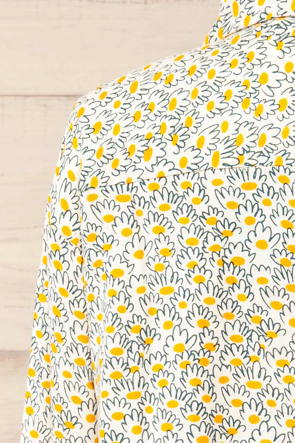 Rudyard | Daisies Printed Button-Up Shirt