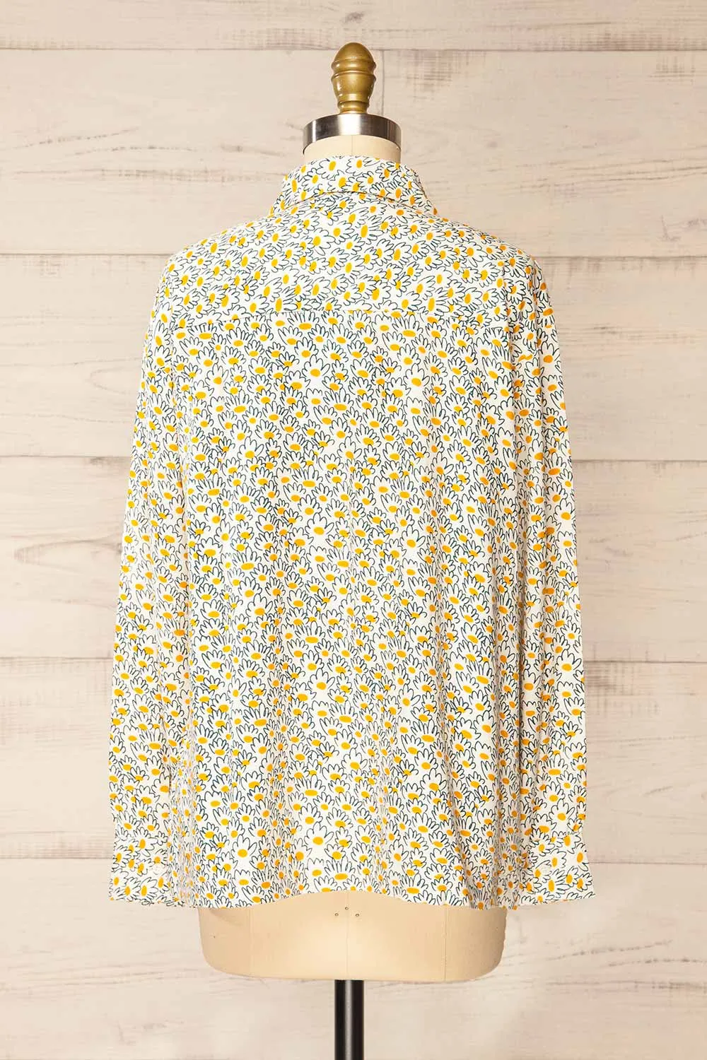 Rudyard | Daisies Printed Button-Up Shirt
