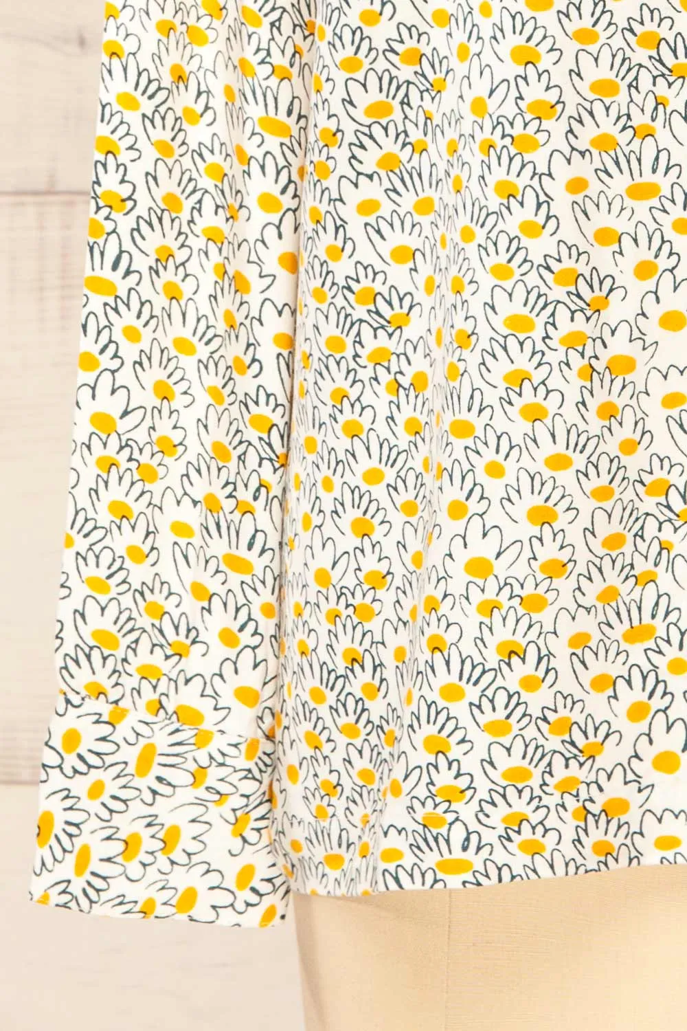 Rudyard | Daisies Printed Button-Up Shirt