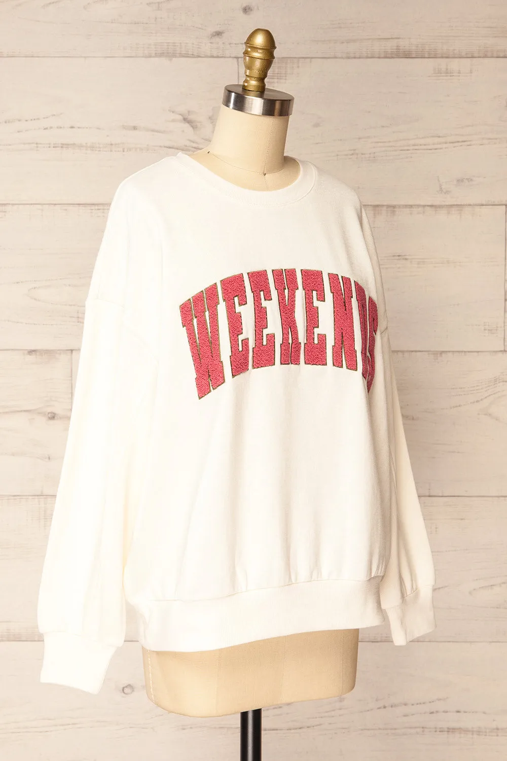 Rusca | Oversized "Weekends" Sweatshirt