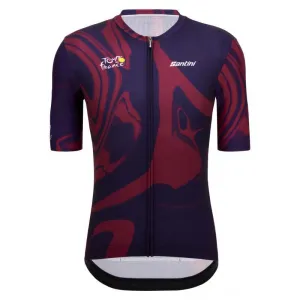 Santini Tour De France Bordeaux Men's Cycling Jersey (Print)