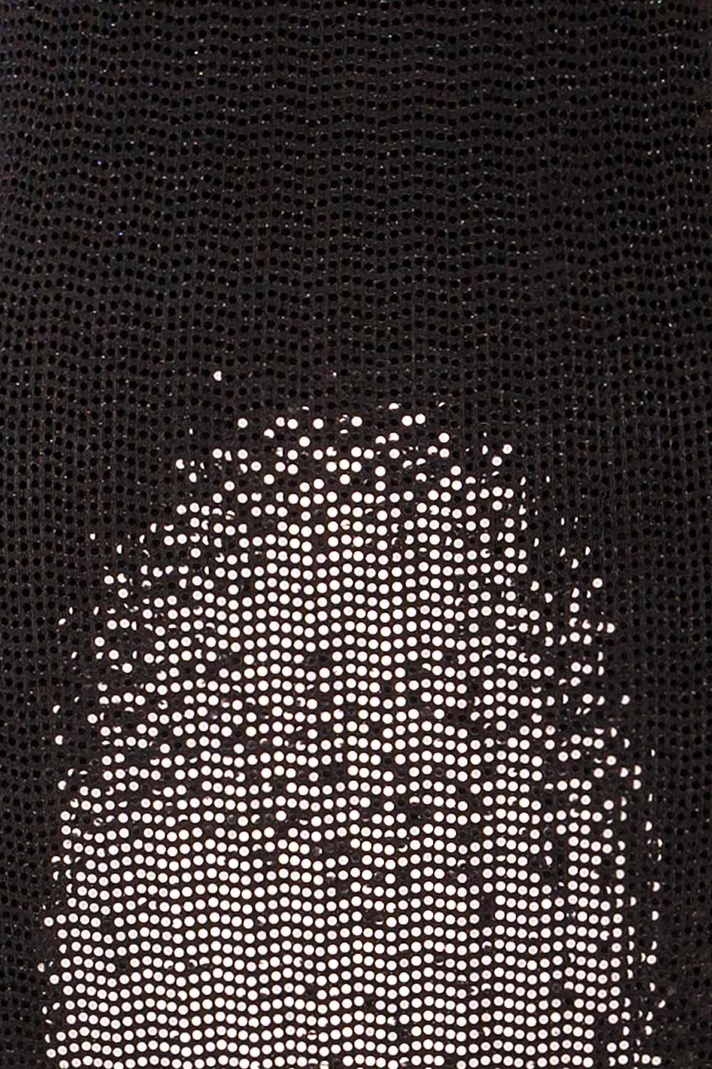 Seralie | Black Sequin Maxi Dress w/ Slit