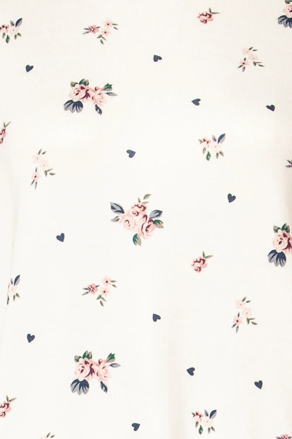 Set Brantford | Floral White Loungewear Set