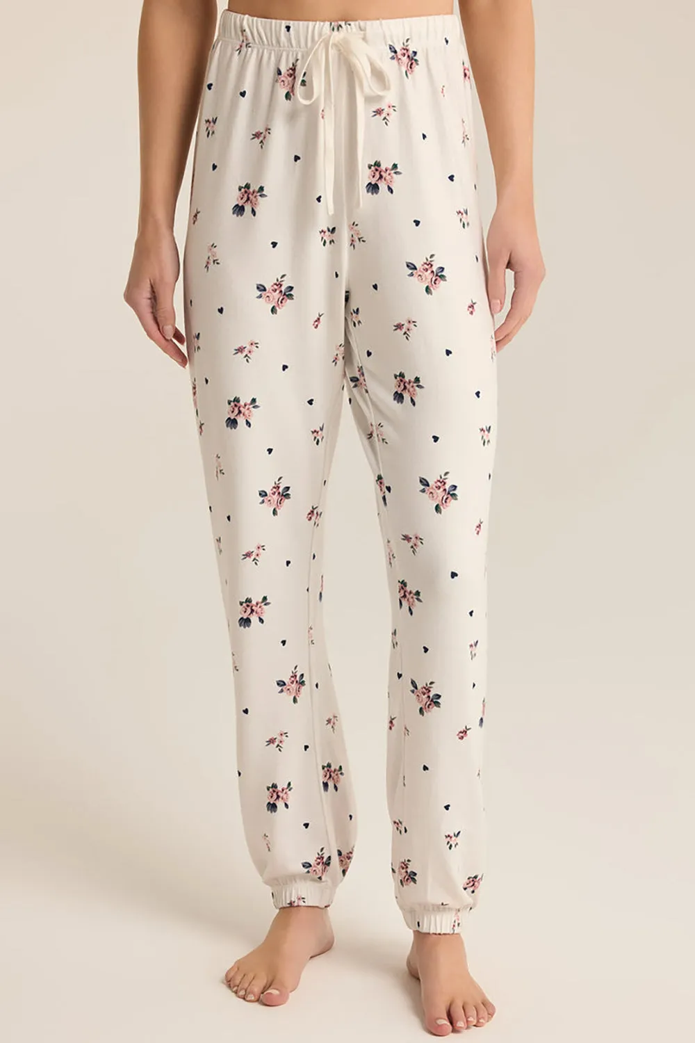 Set Brantford | Floral White Loungewear Set