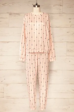Set Funhalouro | Pink Loungewear Set