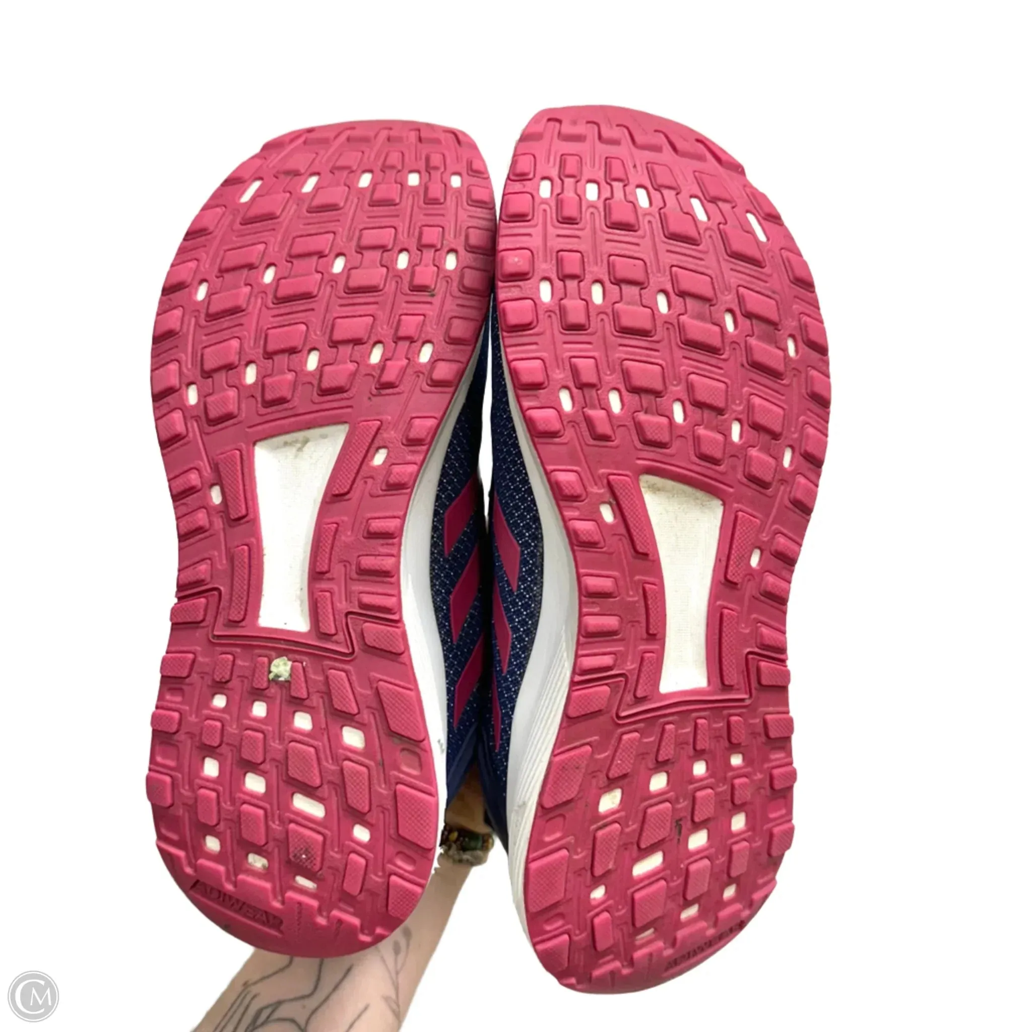 Shoes Athletic By Adidas In Blue & Pink, Size: 7