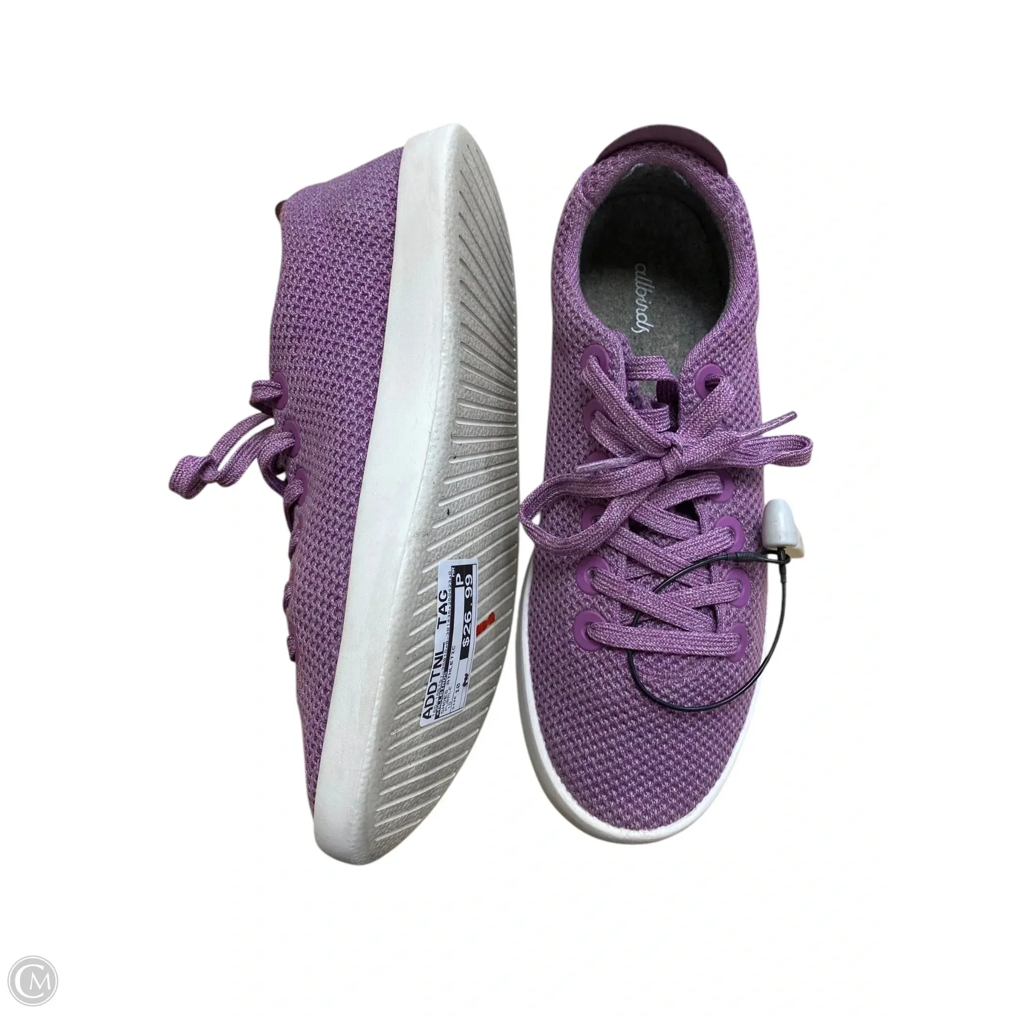 Shoes Athletic By Allbirds In Purple, Size: 10