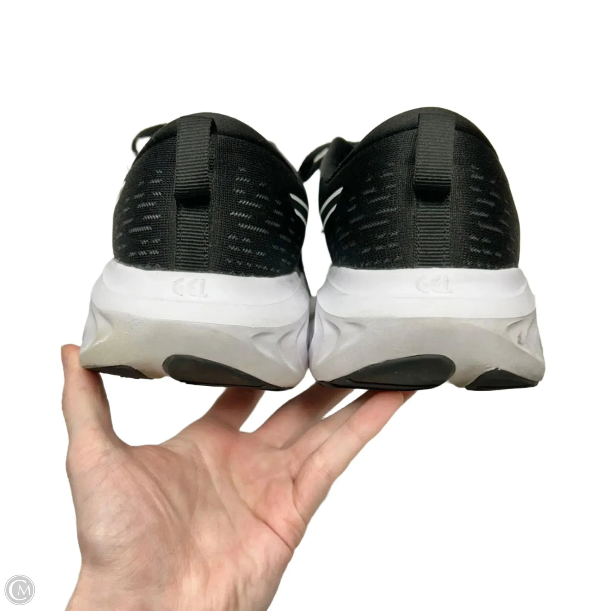 Shoes Athletic By Asics In Black & White, Size: 10.5