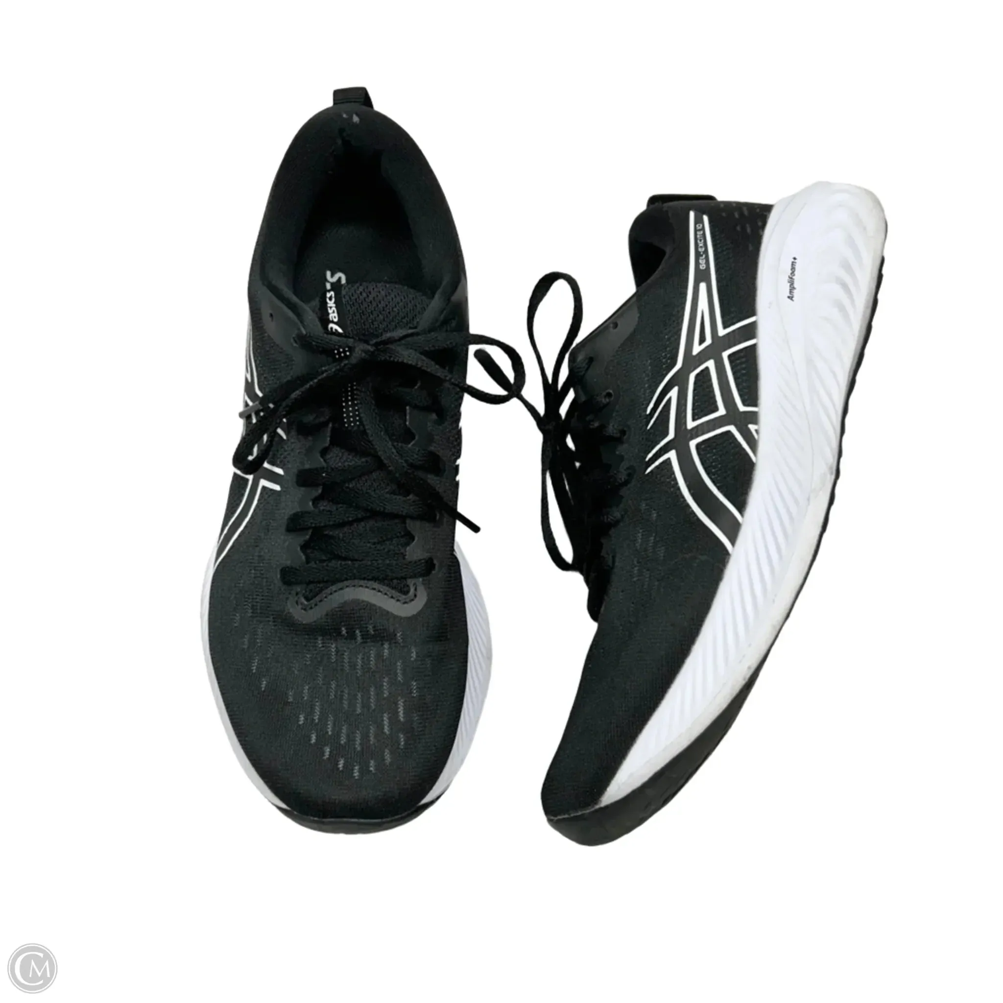 Shoes Athletic By Asics In Black & White, Size: 10.5