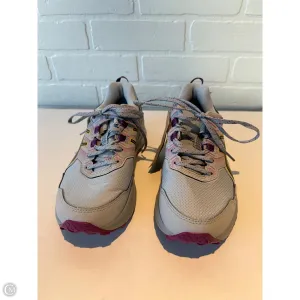 Shoes Athletic By Asics In Grey & Purple, Size: 8.5