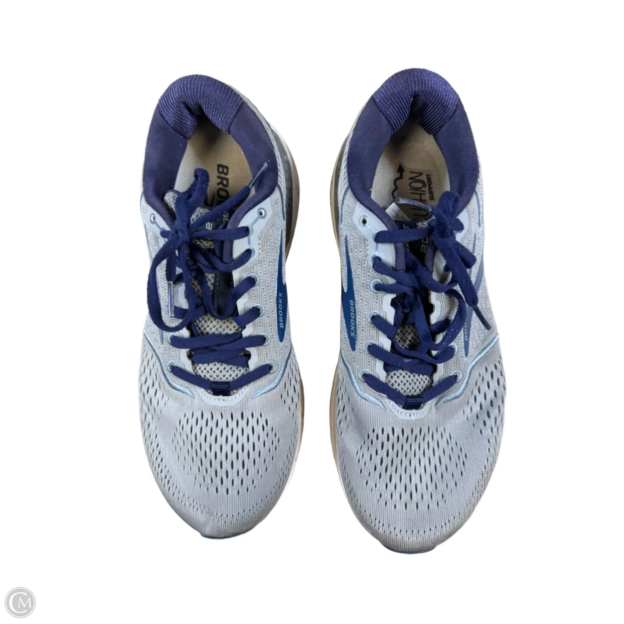 Shoes Athletic By Brooks In Grey, Size: 9.5