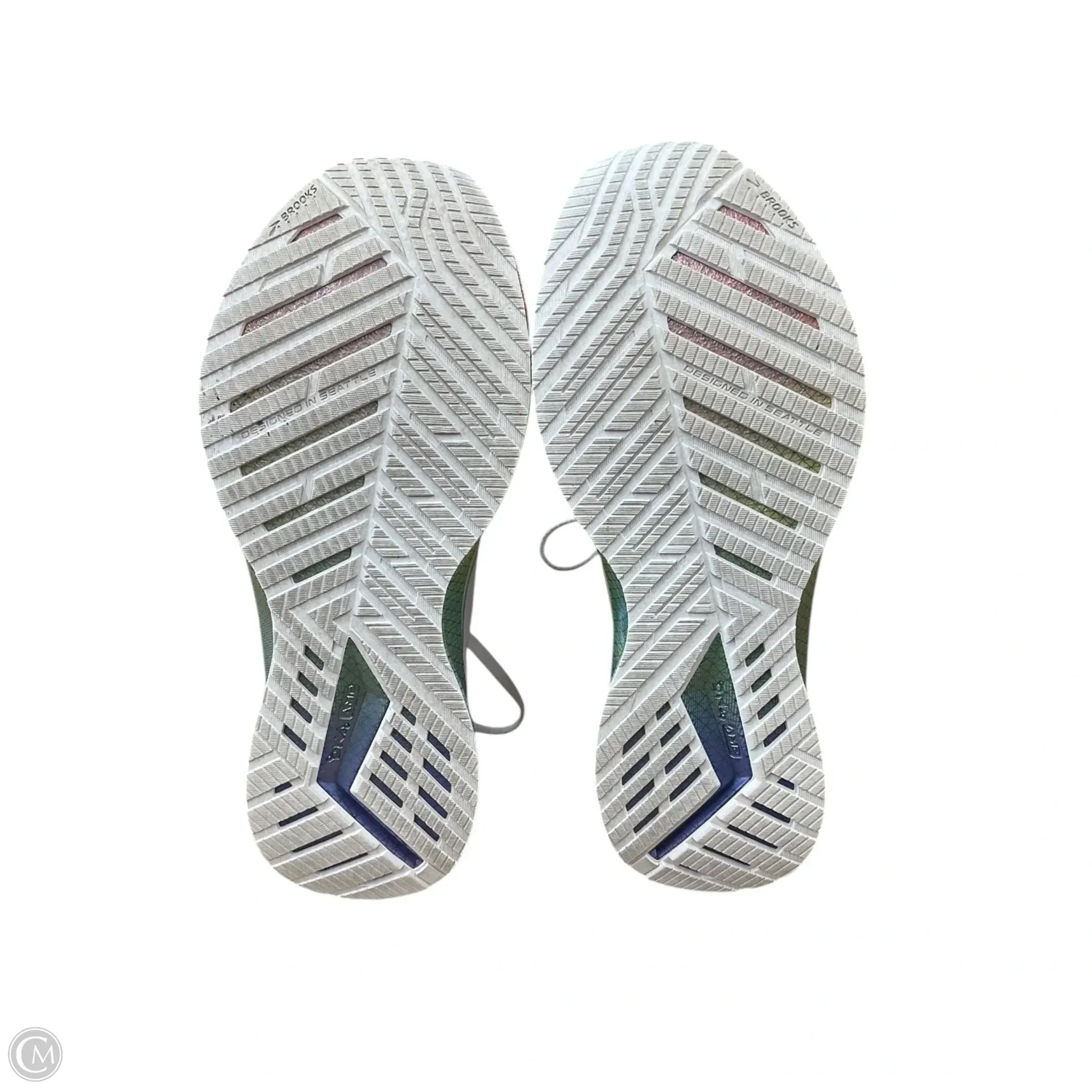 Shoes Athletic By Brooks In White, Size: 8.5