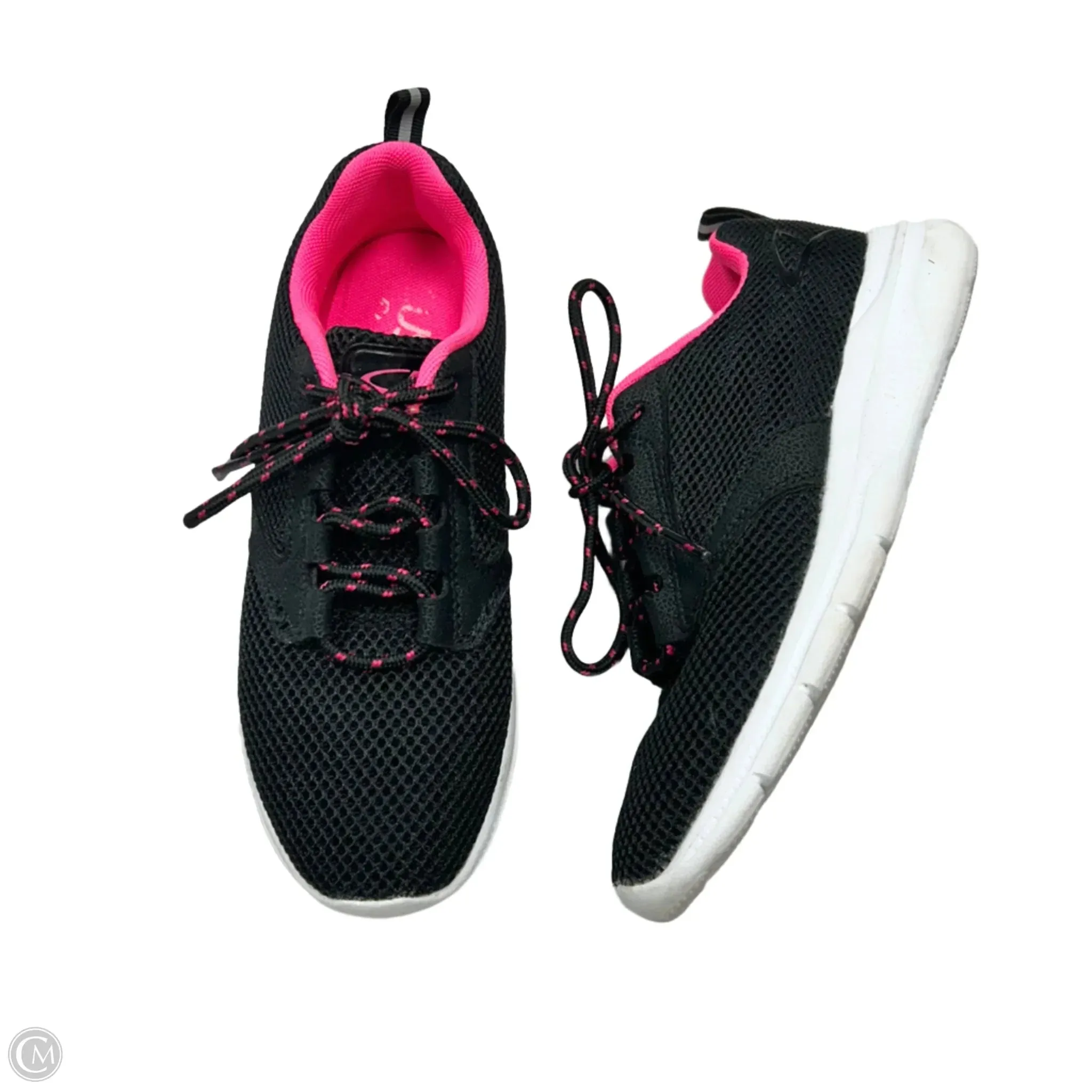 Shoes Athletic By Champion In Black & Pink, Size: 6