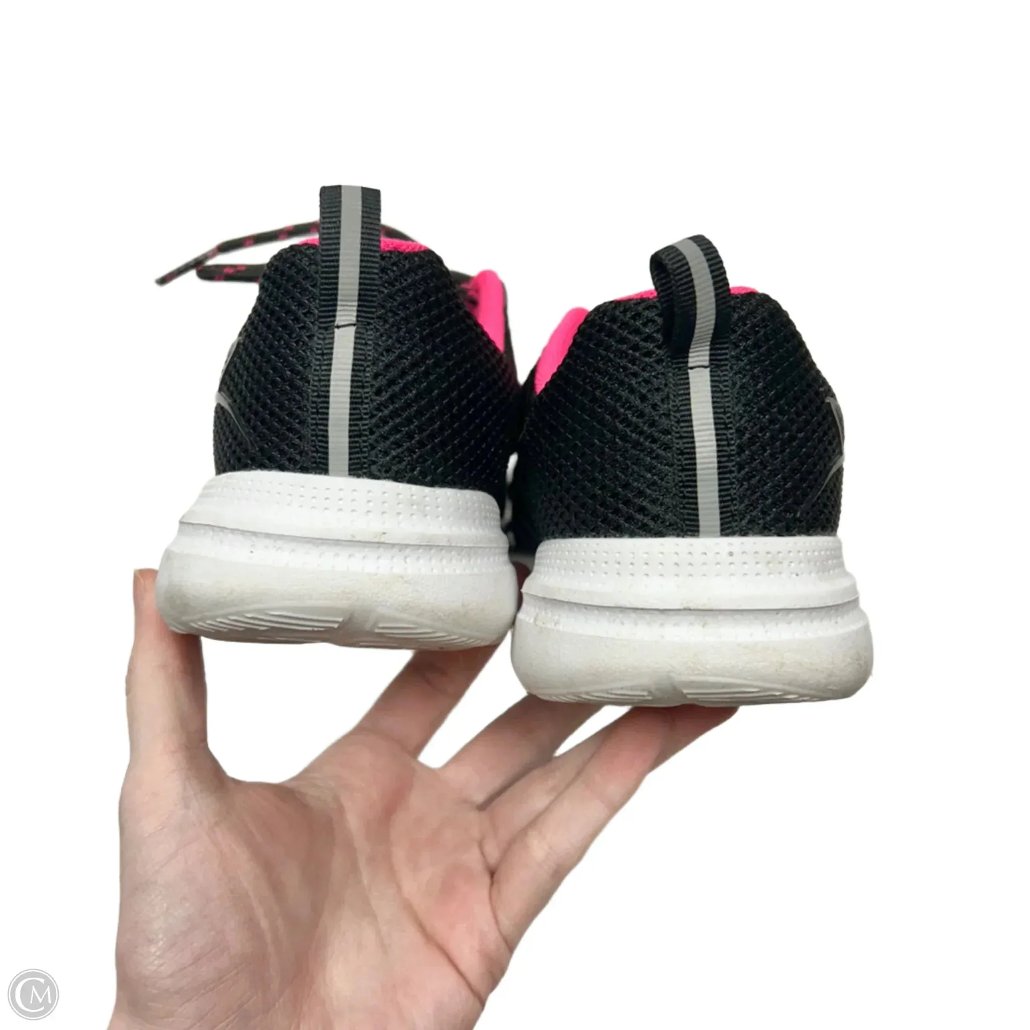 Shoes Athletic By Champion In Black & Pink, Size: 6