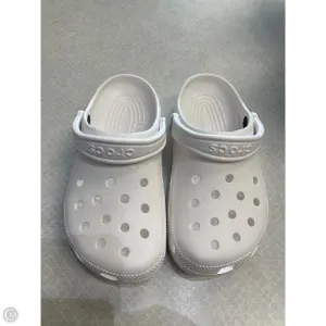 Shoes Athletic By Crocs In White, Size: 7